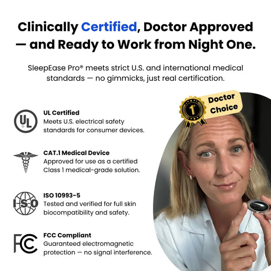 SleepEase Pro — Throat Muscle Strengthening — Eliminates Snoring & Sleep Apnea